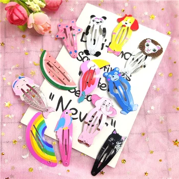 

1PCS Lovely Girls Elegant Animal Paradise Child Scrub Hair Clip Sweet Hair Scrunchy BB Hairpins Barrettes Women Hair Accessories