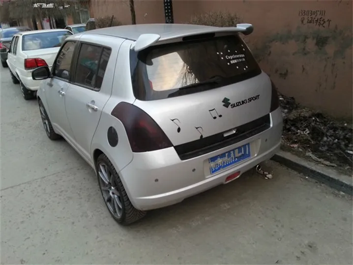 Спойлер для Suzuki Swift спортивный спойлер из АБС материала заднего крыла автомобиля