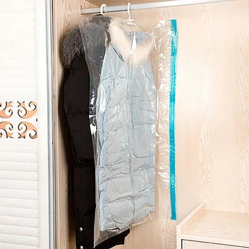

Vacuum Bags For Clothes Hanging Wardrobe Closet Organizer Space Saver Vacuum Package Storage Bags Clothing & Wardrobe Storages