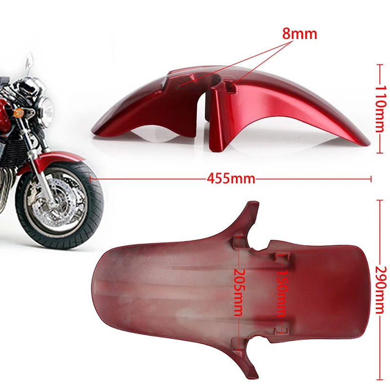 Переднее крыло мотоцикла грязи для HONDA CB600F Hornet 600 98 06 красный| |