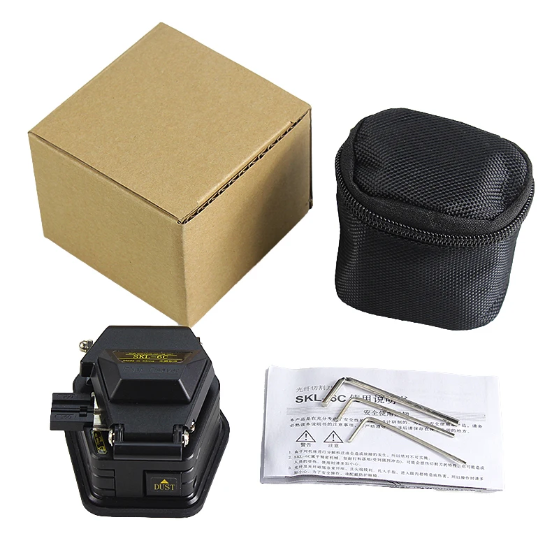 Fiber cleaver SKL-6C cable cutting knife FTTT fiber optic knife tools cutter Fiber Cleavers 16 surface blade