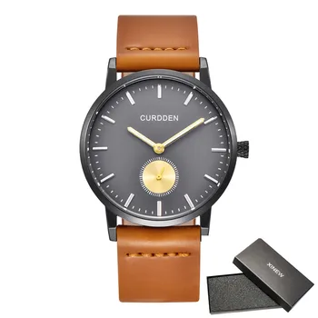 

2020 Latest Brand Watches Mens Leather Band Minimalist Fashion Watches Male Casual Gifts Quartz Watch Montres de Marque de Luxe