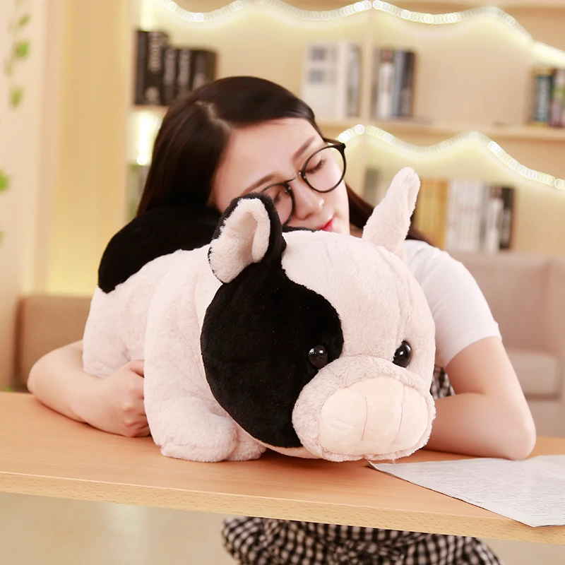 50cm Infant Soft Appease Pig Calm Baby Appease Pig Stuffed Animal Plush Doll Toy