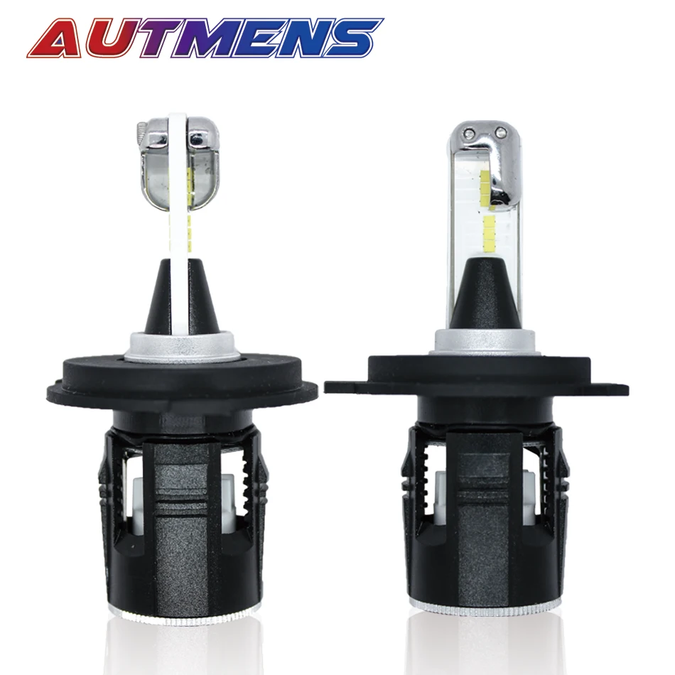 Автофара 2 шт. B6S h4 Светодиодная лампа для автомобиля Hi Lo Beam 30 Вт 4200LM 6000K h3 h7 h11 hb3 hb4