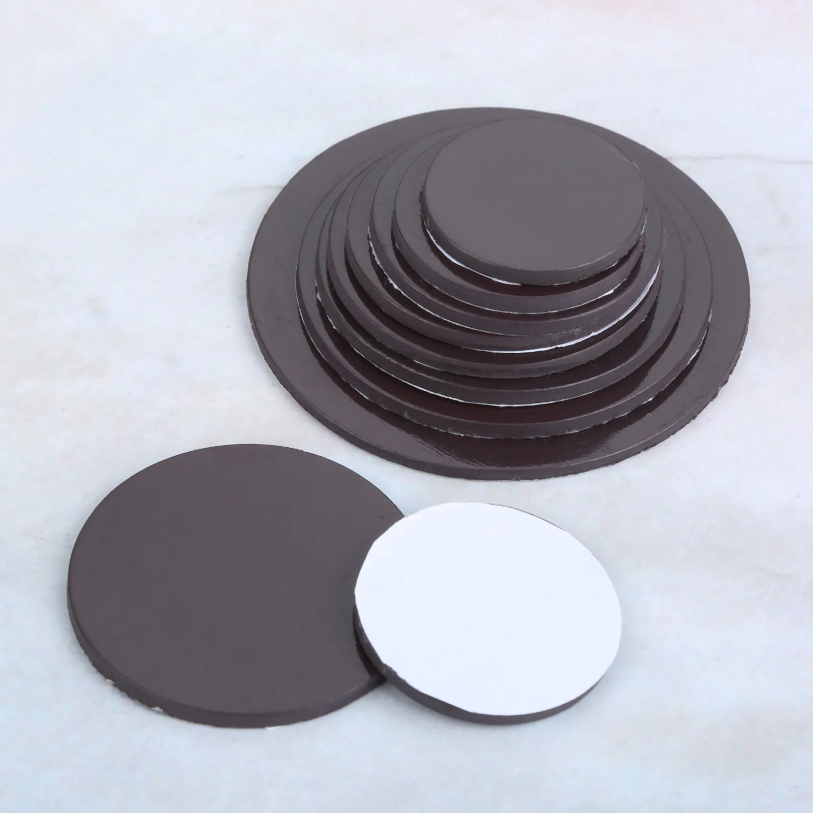 

10/5/2Pc Round Magnetic Refrigerator Sticker Fit Glass Cabochon 25-58mm Fridge Magnet DIY Refrigerator Magnet Blackboard Sticker