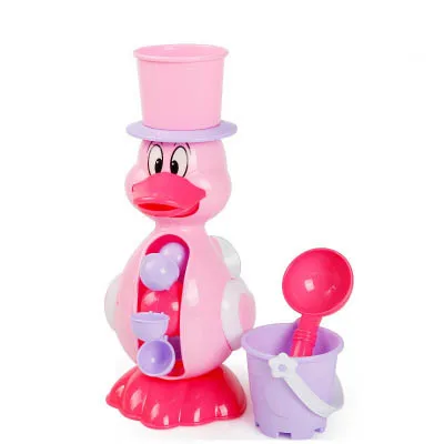 Игрушки для ванной, для малышей, для купания, распыления воды, Игрушки для ванны, игрушки для младенцев - Цвет: pink duck 3pcs