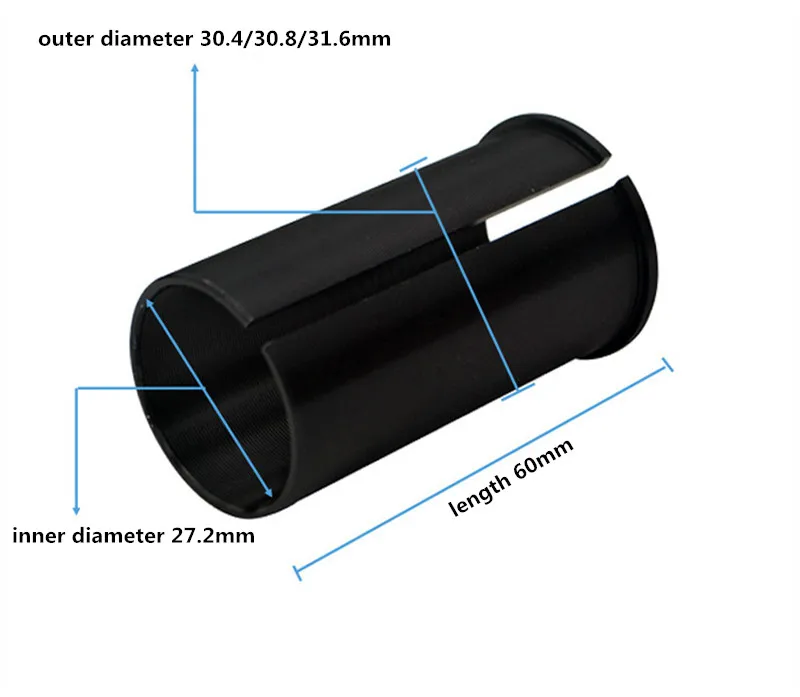 Велосипед велосипедное седло подседельная труба алюминиевый сплав редуктор адаптер для сиденья рукав преобразования 31,6/30,8/30,4 поворот 27,2