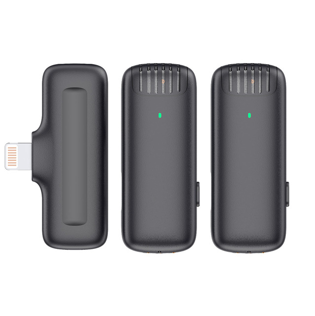 Microphone Wireless Microphone Lavalier with Charging Compartment Recording Youtube Vlog Live for IPhone Android