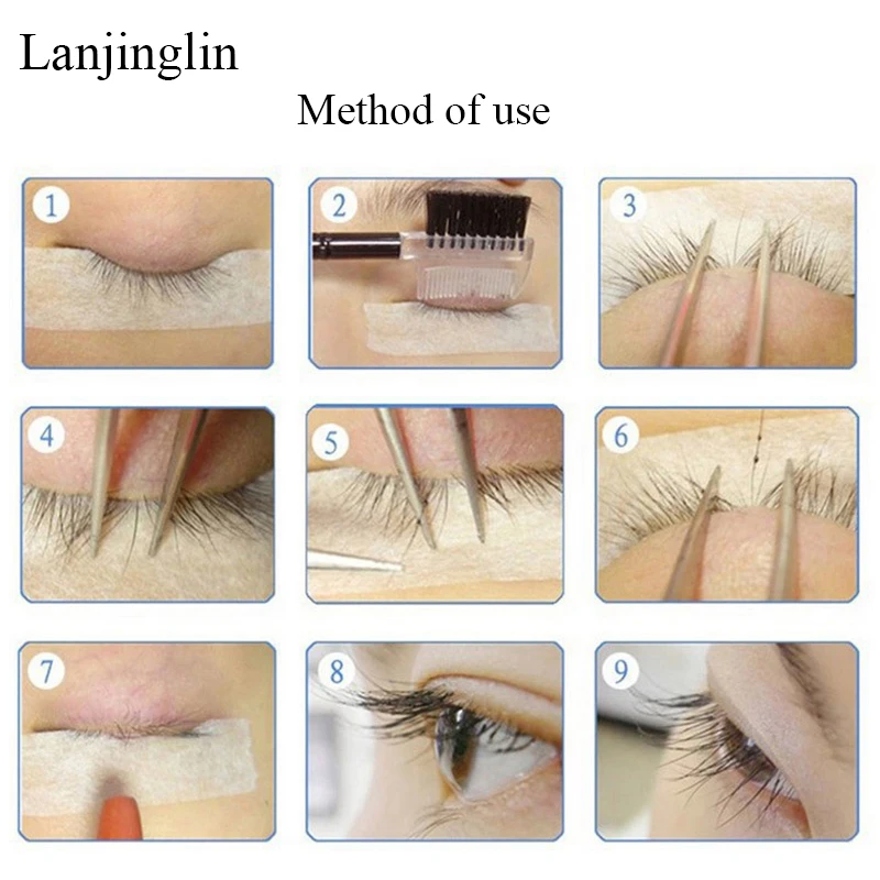Eyelash Extension Tape Eyelash Pads Eyelash Accessories 2/3/5/10 Rolls Eyelash Extension Eye Pad Breathable Non-woven Cloth Adhesive Tape EyelashLash Extension Medical Tape Makeup Tool