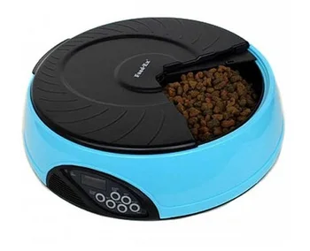 

FEED-EX automatic feeder for cats and dogs feeding on 4 LCD Feed-Ex, blue