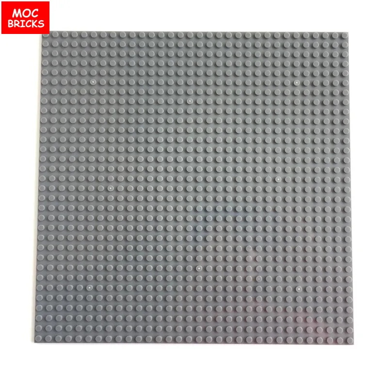 thick darkgary 32X32 5 шт./партия кубики Moc Technic DIY две стороны 32X32 точки толстые опорные плиты развивающие строительные блоки двухсторонние напольные игры подарки - Цвет: thick darkgary 32X32