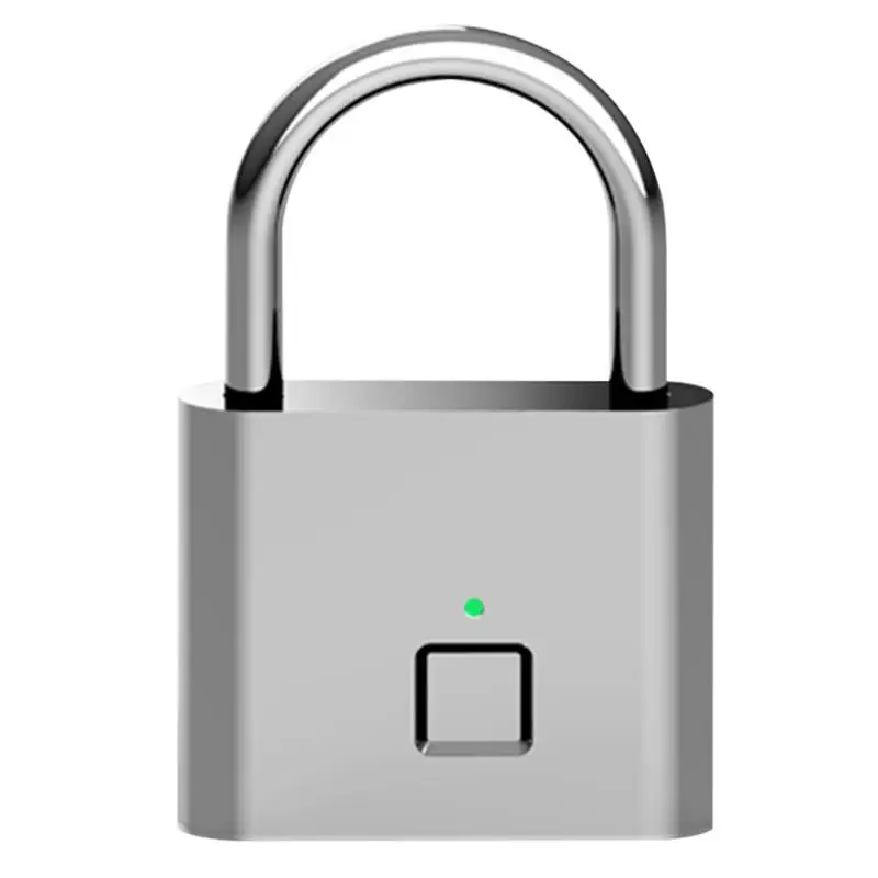 Anytek P50 Умный Замок без ключа с отпечатком пальца из цинкового сплава, Противоугонный замок для безопасности, Перезаряжаемый USB чехол для багажа, замок для шкафа - Цвет: E