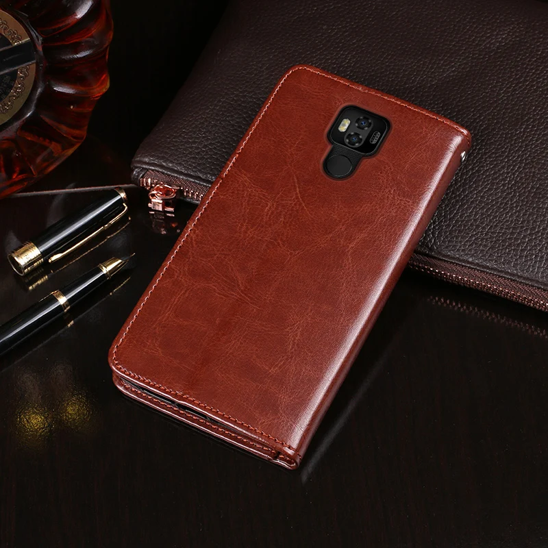 Чехол-бумажник для Ulefone Power 6 кожаный флип-чехол телефона Fundas чехол с держателем