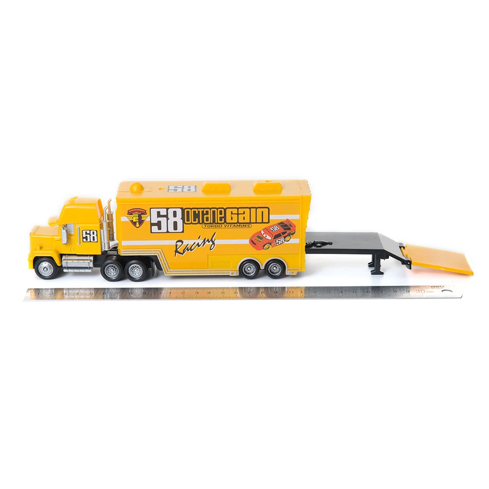 Disney Pixar Cars 3 Mack Lightning McQueen Uncle Truck 1:55 литой модельный автомобиль игрушка детский подарок на день рождения сплав Джексон шторм