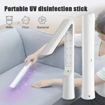 

UV LED Sanitizer Foldable Portable Chargeable Ultraviolet Disinfection Light Home Toilet Car Pet Area Germ-Killing Lamp