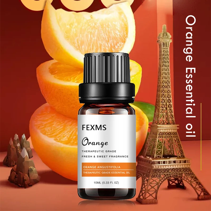 Sweet Orange Essential Oil 100% Pure Natural Therapeutic Grade Perfect for Aromatherapy, Relaxation, Skin Therapy & More