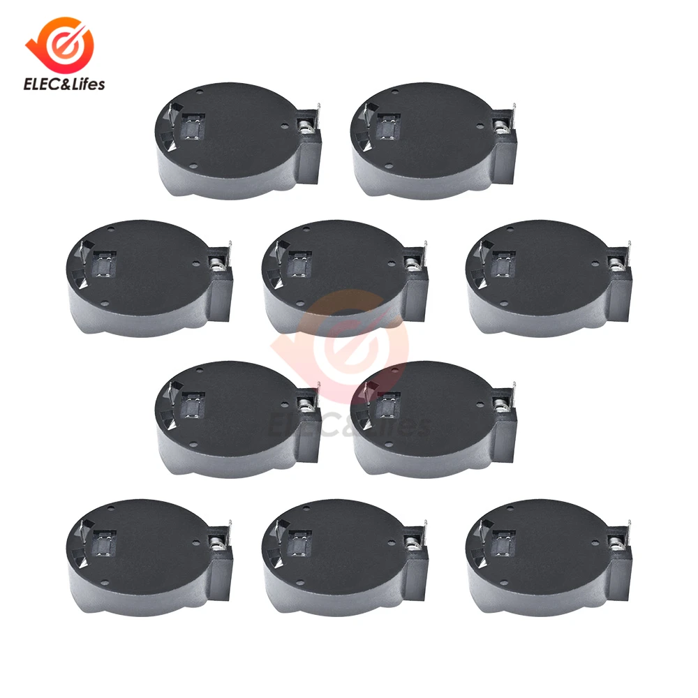 10 шт. 3В CR2025 CR2032 ø20mm Кнопка сотового гнездо аккумулятора держатель Чехол 2025 2032 Портативный мини Батарея кронштейн для хранения "Сделай своими руками", коробка