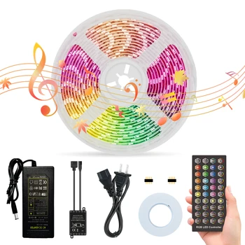 

New music controller/Led Countdown Timer FUll kit/set 12v LED Strip Light IR 40KEY control IP65 10m32.8ft SMD5050 300LEDS