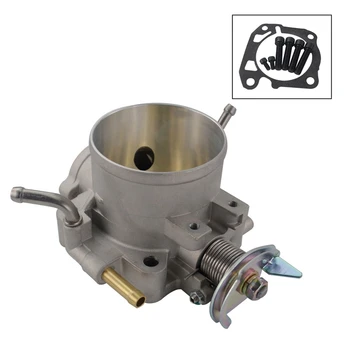 

70Mm Cast Throttle Body W/Bolts & Gaskets For Honda Civic Si Acura B D F H