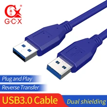 Суперскоростной кабель для передачи данных с разъемом «Папа-папа» USB на USB 3,0 кабель-удлинитель для компьютера ПК 1 м 1,5 м 3 м 5 м