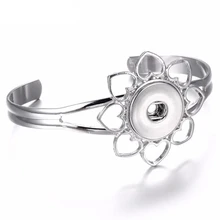 Новинка, 10 шт., красивые женские аксессуары с цветком в виде сердца,, DIY, 18 мм-20 мм, браслет с защелкой