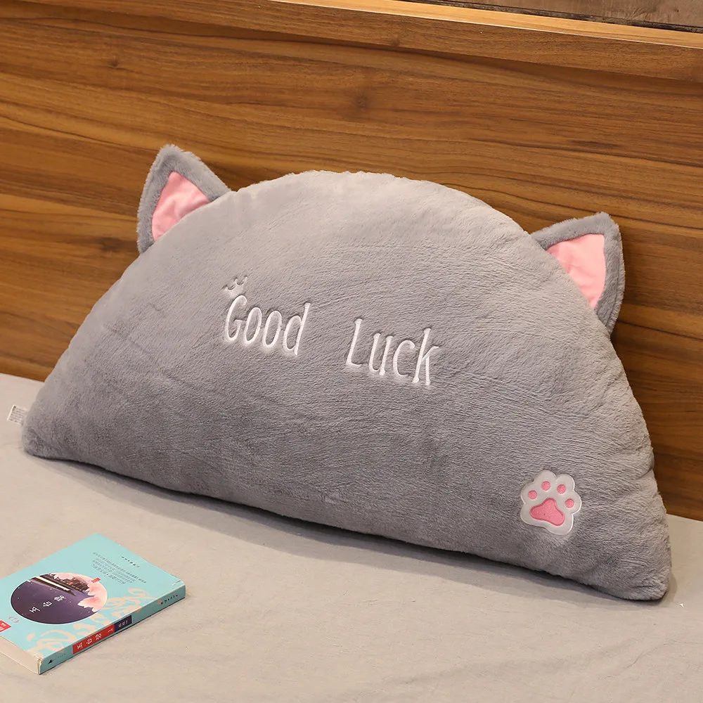 Huggable новая горячая супер мягкая подушка плюшевые игрушки удобные Кролик кошка мультфильм обратно Подушка подарок - Цвет: E