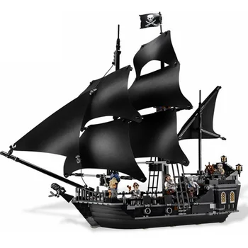 

Black Pearl Ship Compatible With Le goinglys Pirate Ships 4184 4195 Caribbean Model Building Blocks Boys Birthday Gifts Kid Toys