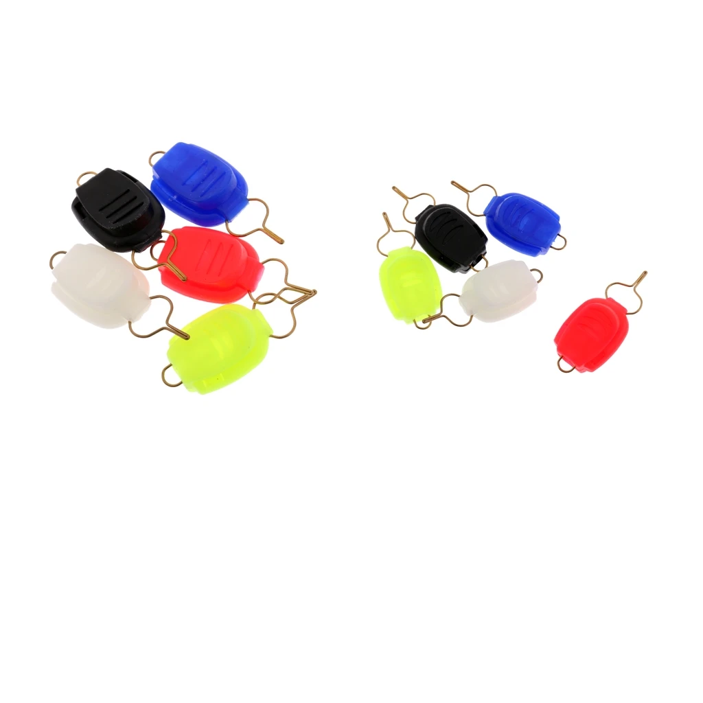 10pcs Plastic Spinning Reel Line Stopper Baitcasting Wire Buckle Holder Keeper Check For Drum Baitcasting Fishing Reels