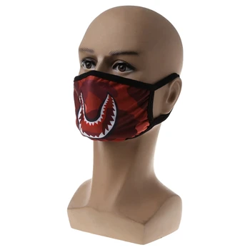 

Shark Mouth Face Masks Unisex Respirator Mouth-muffle Mask