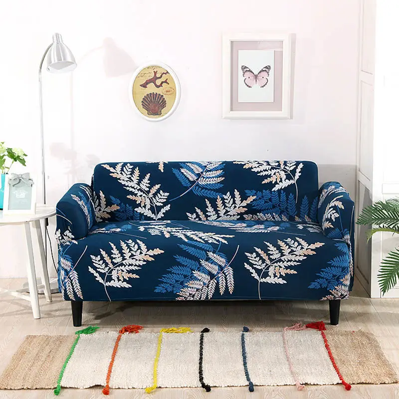 

Elastic printing sofa cover multicolor living room sofa chair home decoration 1/2/3/4 seat pet stretch polyester sofa cover