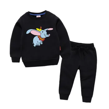 

Children's Dumbo Print Cotton Hoodies Sweatshirts Girl Kids Cotton Pullover Tops Baby Boys Autumn Clothes