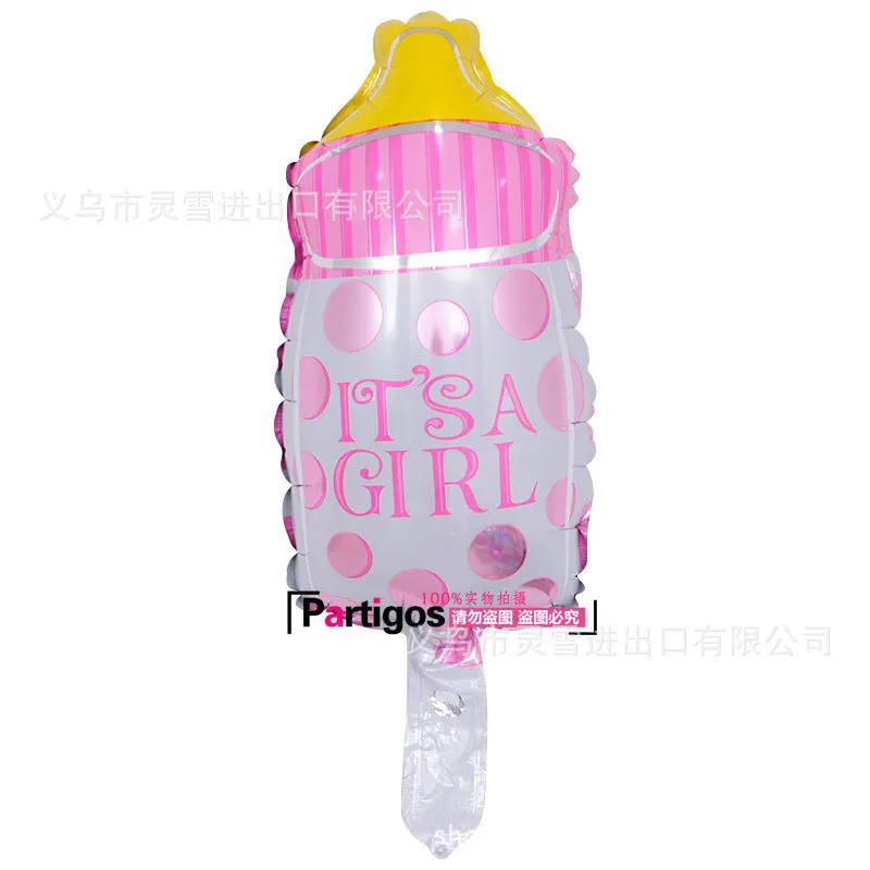 Мини младенец Baby Shower для мальчиков и девочек праздничные украшения из фольги воздушные шары воздушный шарик с изображением коляски День рождения украшения