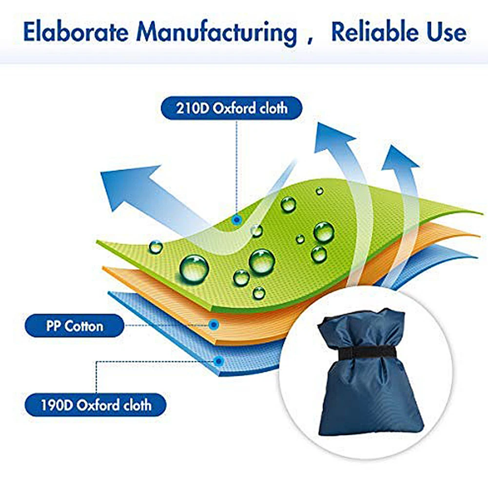 Садовая защита от замерзания, защита от мороза, для улицы, зимняя экономия, защита от атмосферных воздействий, для дома, однотонный кран, ткань Оксфорд, оболочка, кран, покрытие, легкое использование