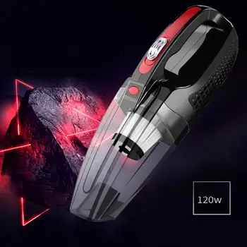 

4000pa Powerful Portable Car Vacuum Cleaner 120W Cordless Rechargeable Wet and Dry Cleaner HEPA Filter Cleaning for Car Home
