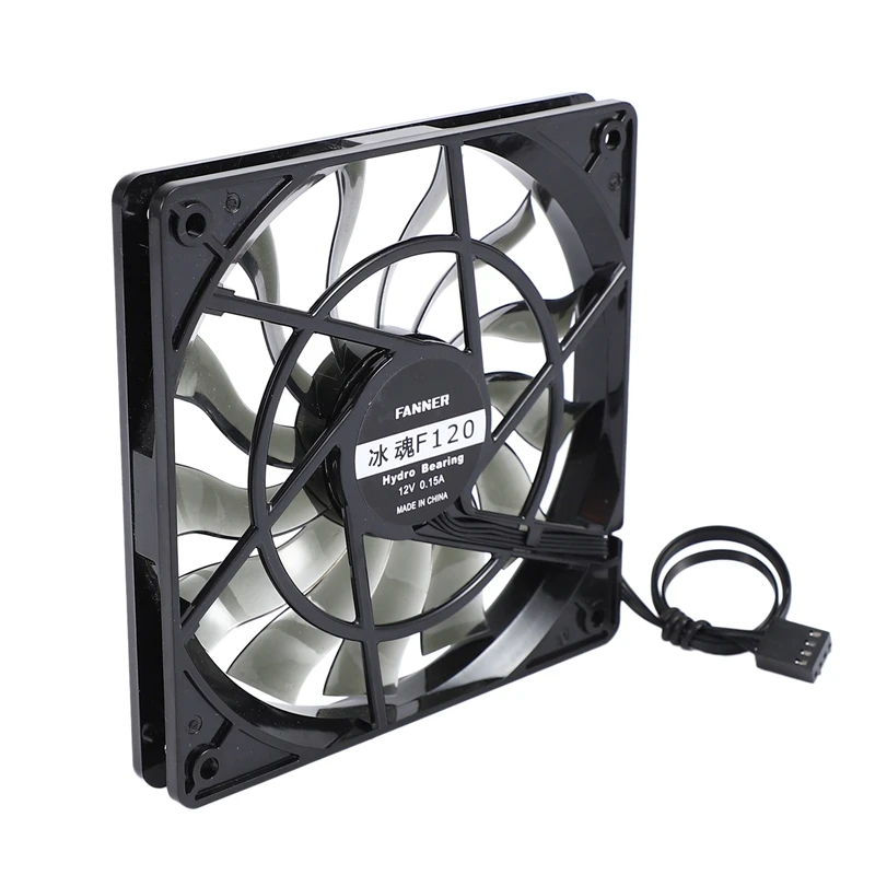 Thin 12mm Thickness 120X120X12mm 12V Desktop Computer Host Quiet Fan with Speed 12CM Chassis Cooling Fan