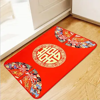 

Wedding Floor Mat Chinese Style Welcome Door Rug Nonslip Wedding Mat Doormat Carpet For Home Bedroom Decoration