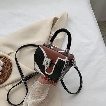 

Personality Fashion Female Handbags Shoulder Bag Messenger Bags Trend Small Bag 2020 New Stone Stone Crack Female Bag