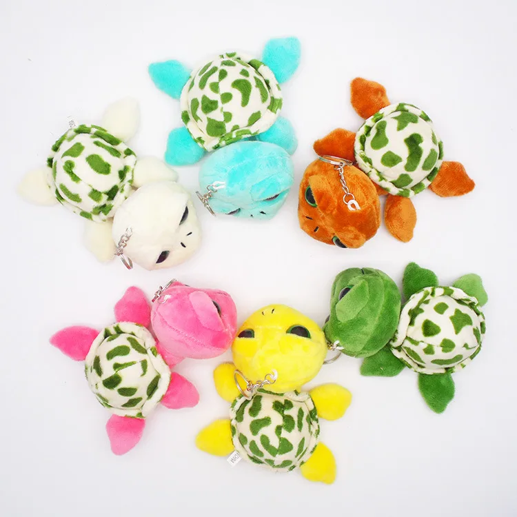 

Cartoon Beanie Boos Zippy the Green Turtle Keychain Clip Cinder Pendant Plush Toys Children Birthday Christmas Gifts Key Chains
