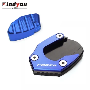 

For HONDA Forza300 FORZA 300 125 250 MF13 2018 2019 2020 Motorcycle CNC Side Stand Enlarge & Support Kickstand Column auxiliary