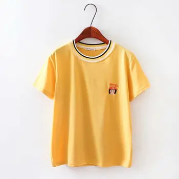 

2018 Summer Women T Shirt Letter Print Friends T-shirt Short Sleeve O Neck Female
