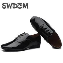 SWDZM Men Latin Dance Shoes Ballroom Shoes Boy Black Modern Jazz Tango Teachers Shoes Dance Sneaker For Adult Women Heeled 2.5cm