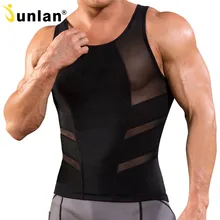 Junlan тонкий формирующий жилет для мужчин животик контроль Корректирующее белье для похудения талии тренажер Формирователи тела нижнее белье для похудения