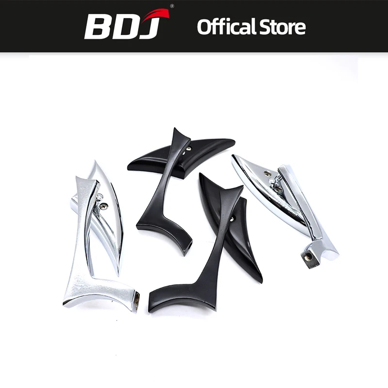 

BDJ For Harley Yamaha V-Star XVS 650 950 1100 Custom Silverado Universal Motorcycle Rearview Mirrors