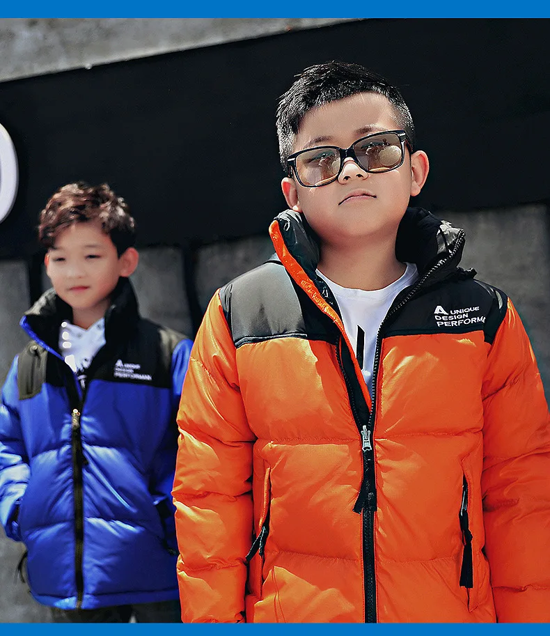 Зимняя куртка для мальчика; Новинка года; теплая и плотная детская хлопковая куртка