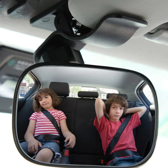 Espejo cuadrado de seguridad para coche de bebé, espejo para asiento  trasero, visión de seguridad, cuidado infantil, Monitor Interior para  niños, 17x17cm - AliExpress