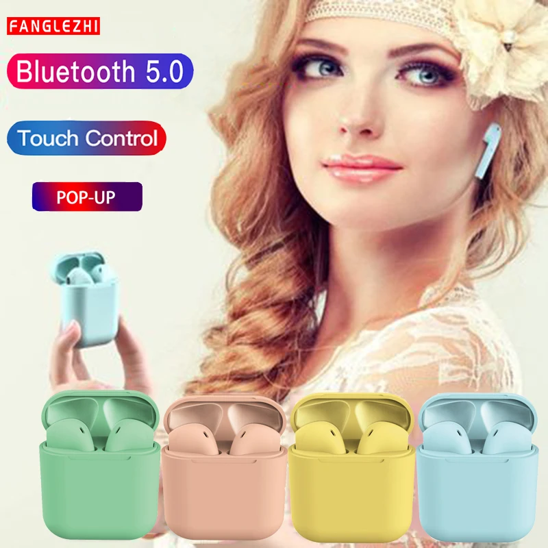

TWS Wireless Headphones Bluetooth Earphone with Mic Mini In ear Stereo Earbud Headset With Charging Box For iPhone Xiaomi huawei