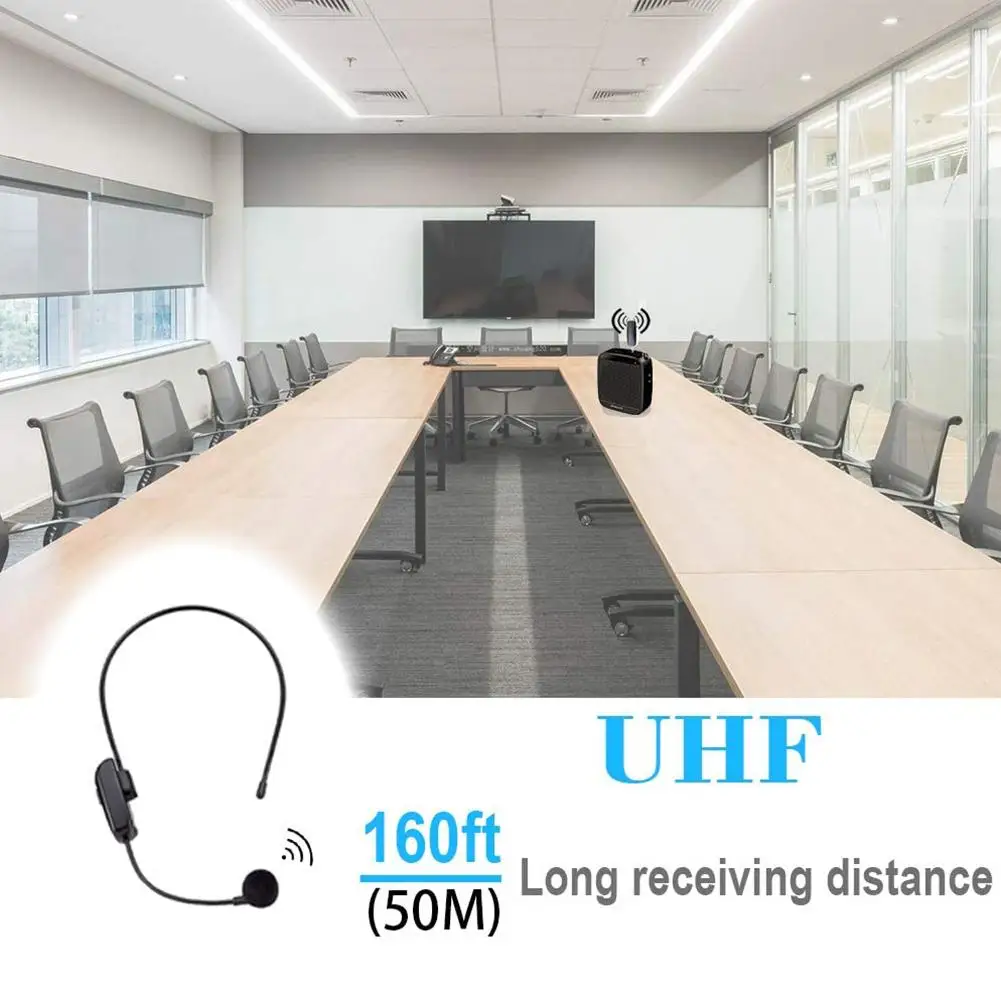 Беспроводная гарнитура с микрофоном UHF портативный динамик 1 шт. набор для