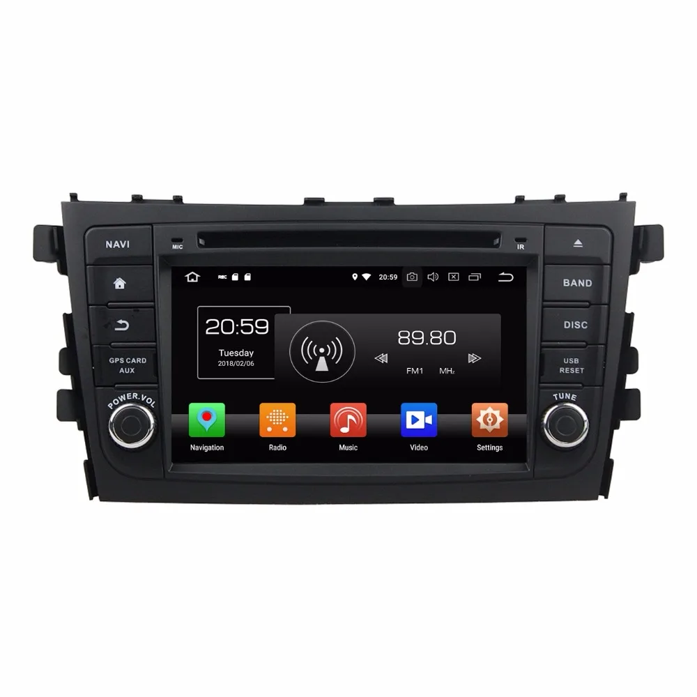 Автомагнитола с восьмиядерным процессором 7 дюймов Android 9 0 DVD-плеером GPS для Suzuki ALTO