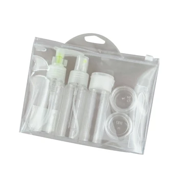 

6Pcs Set Empty Tubes Cosmetic Cream Travel Lotion Containters Packing Shampoo Bath Container Portable Bottle