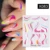 Harunouta Geometry Line Stripe Nail Sticker Цветочный Дизайн Бабочки Водные Наклейки Слайдер Обертывания Украшения Аксессуары Для Ногтей